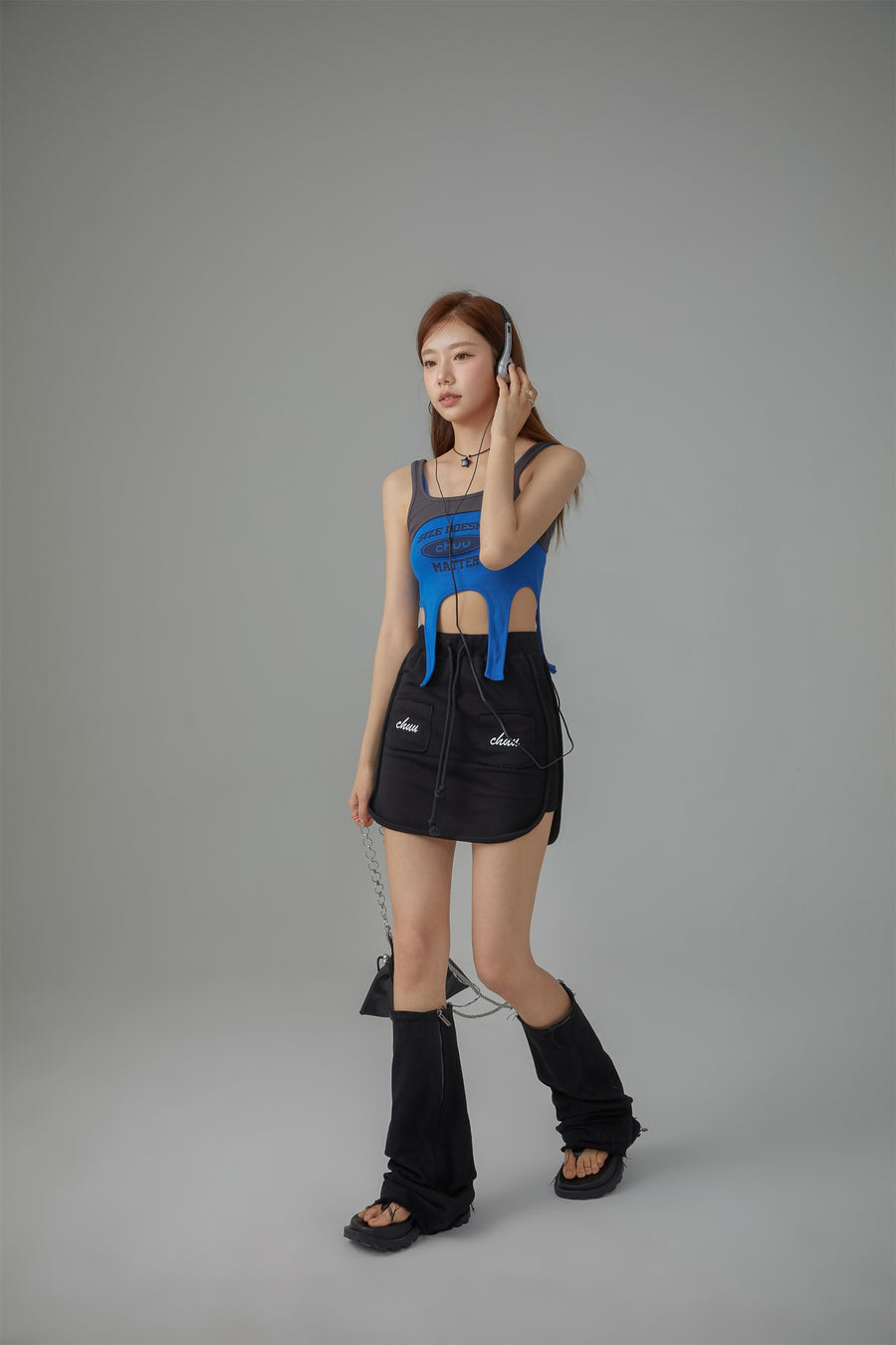 CHUU Size Doesnt Matter Sleeveless Crop Top