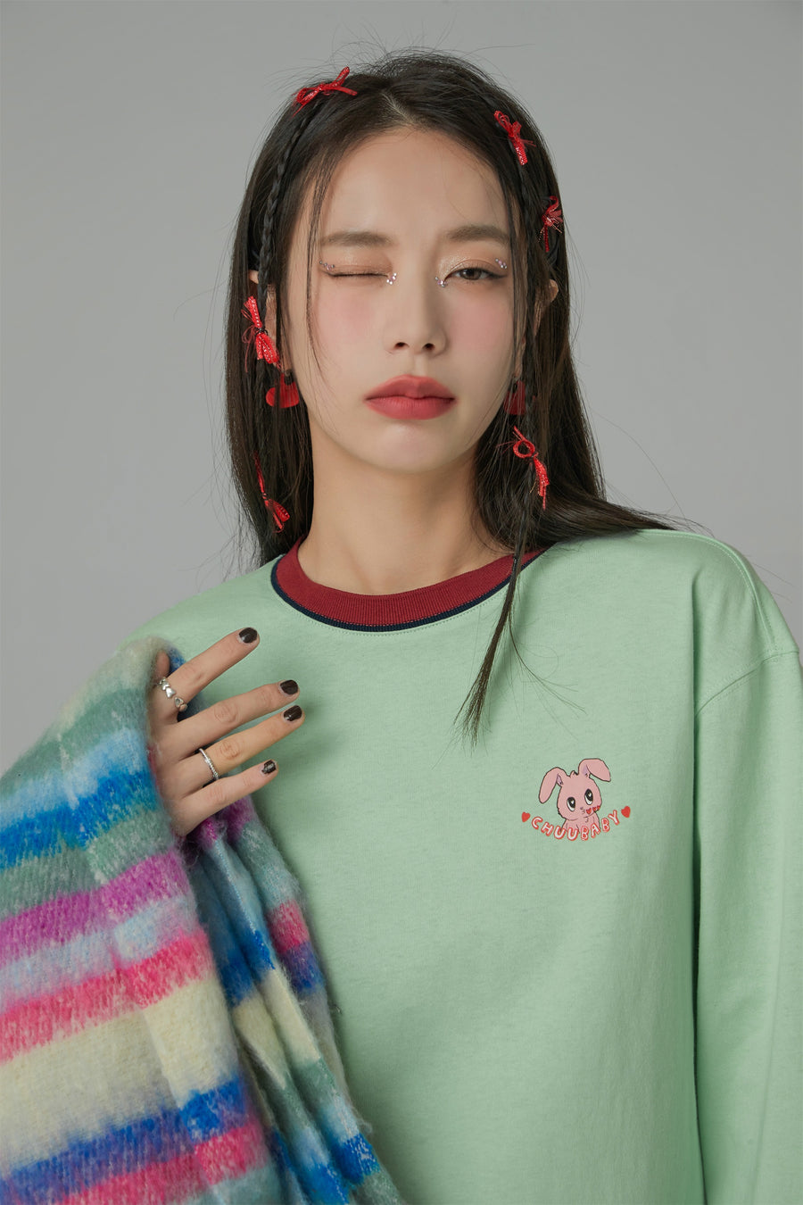 CHUU Retrograde Round Neck Sweater