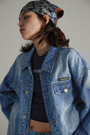 Argyle Denim Jacket