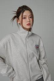 High Neck Zip-Up