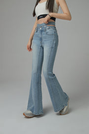 Just A Lullaby Fashion High-Waist Bootcut Jeans