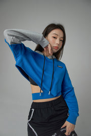 Side Slit Color Hoodie