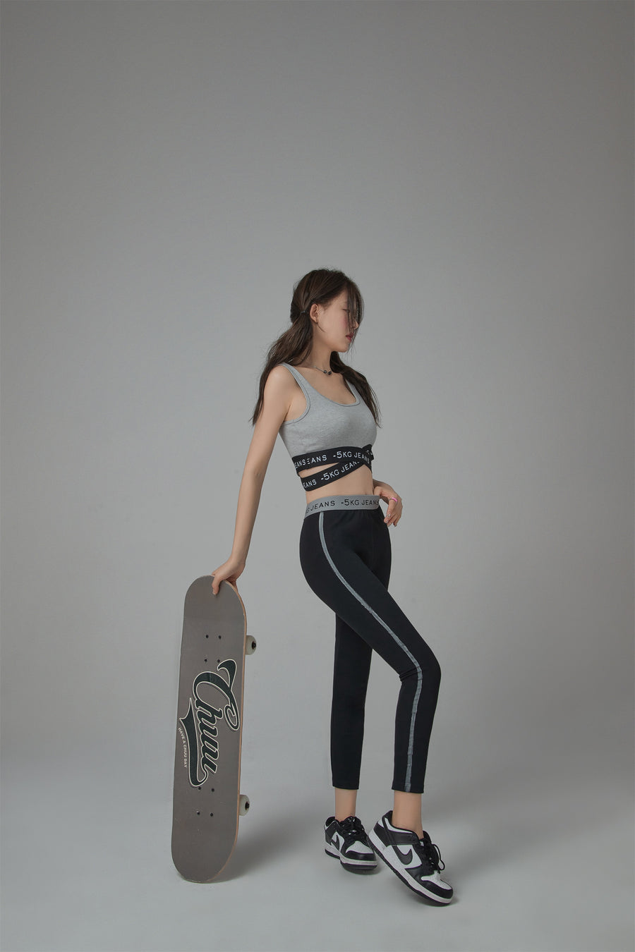 CHUU '-5Kg Jean Waistband Leggings