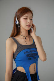 Size Doesnt Matter Sleeveless Crop Top
