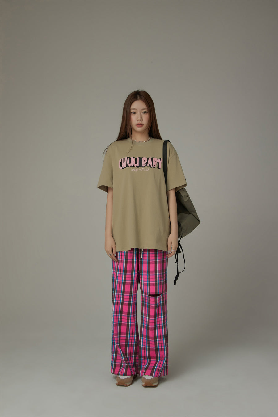 CHUU Chuu Baby Logo Cotton Loose Fit T-Shirt