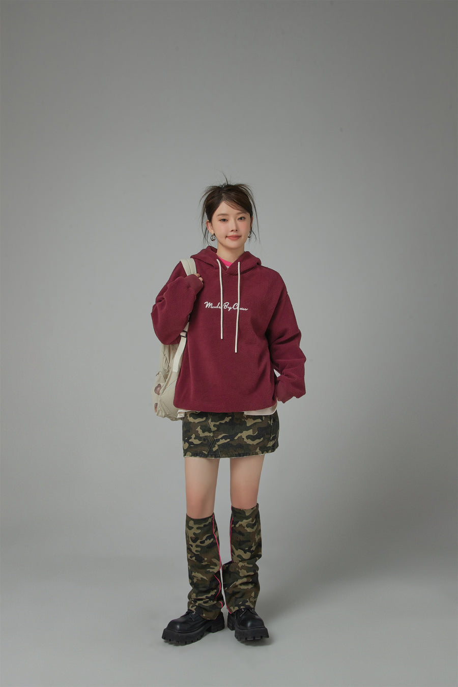 CHUU Candy Coated Fleece Hoodie