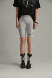 Line Point Biker Shorts
