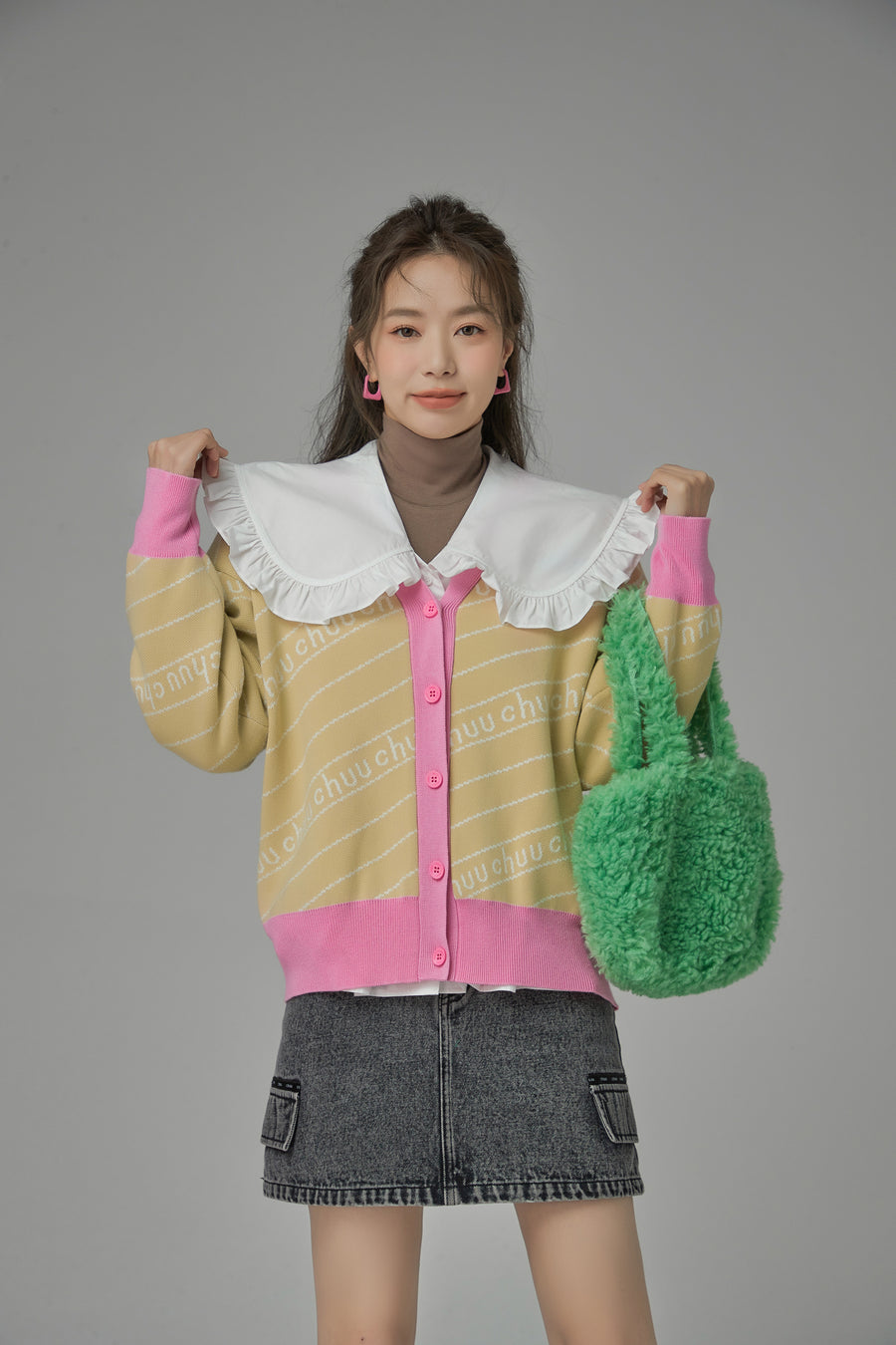 CHUU Never Want To Lose You Knit Cardigan