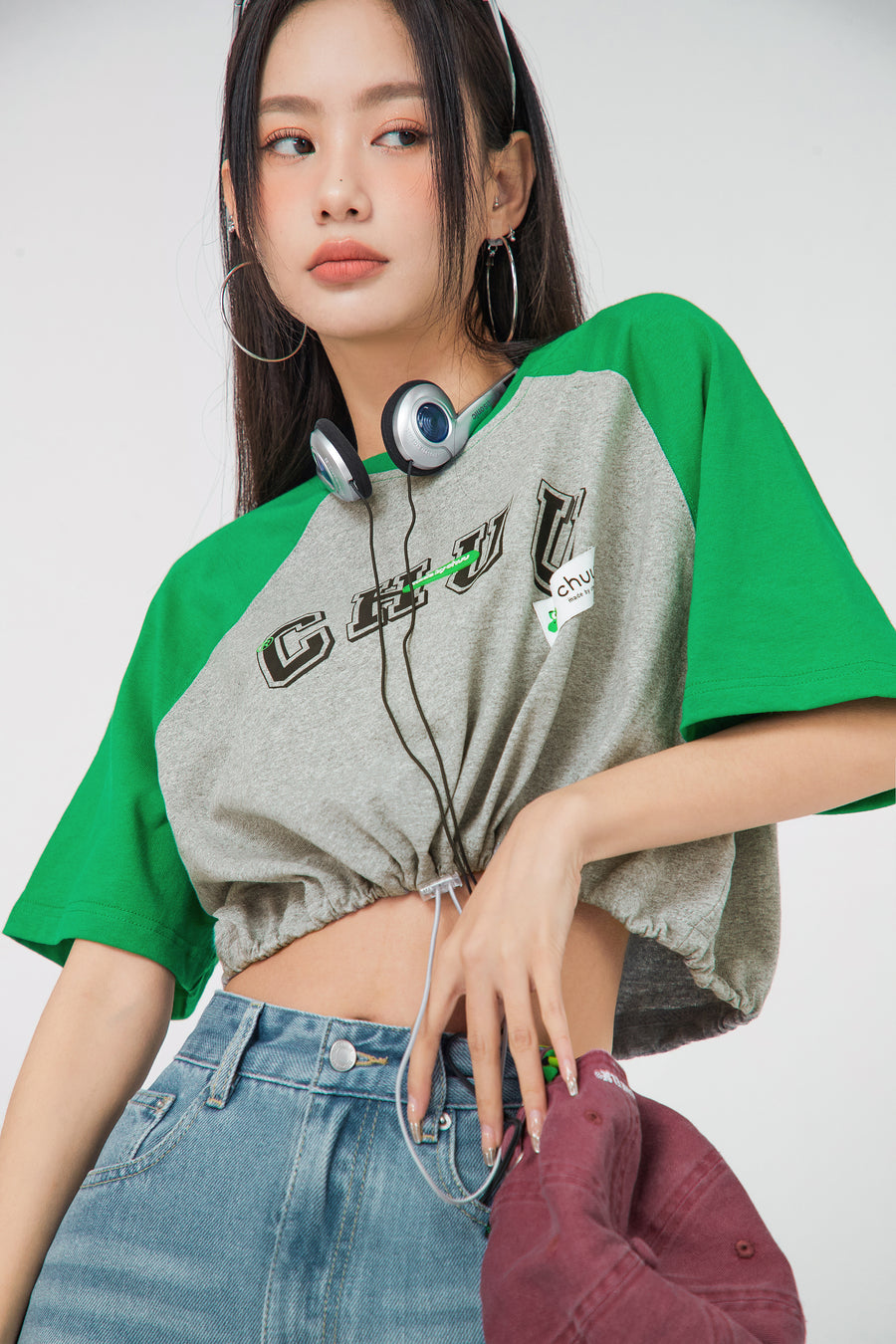 CHUU So Many Cool Possibilities Crop Top