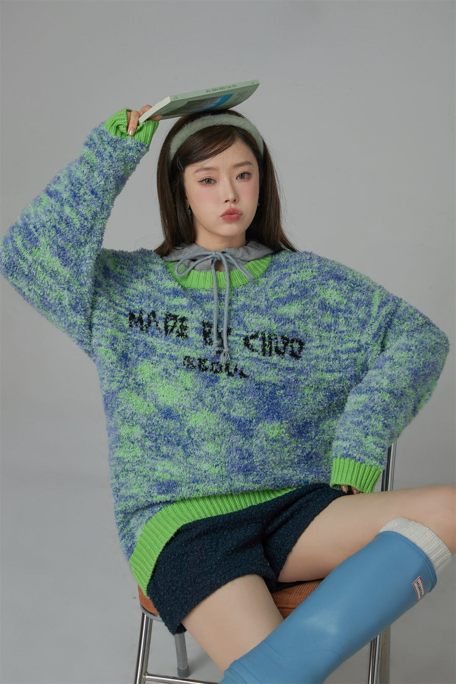 CHUU Like Serendipity Loose Fit Knit Sweater