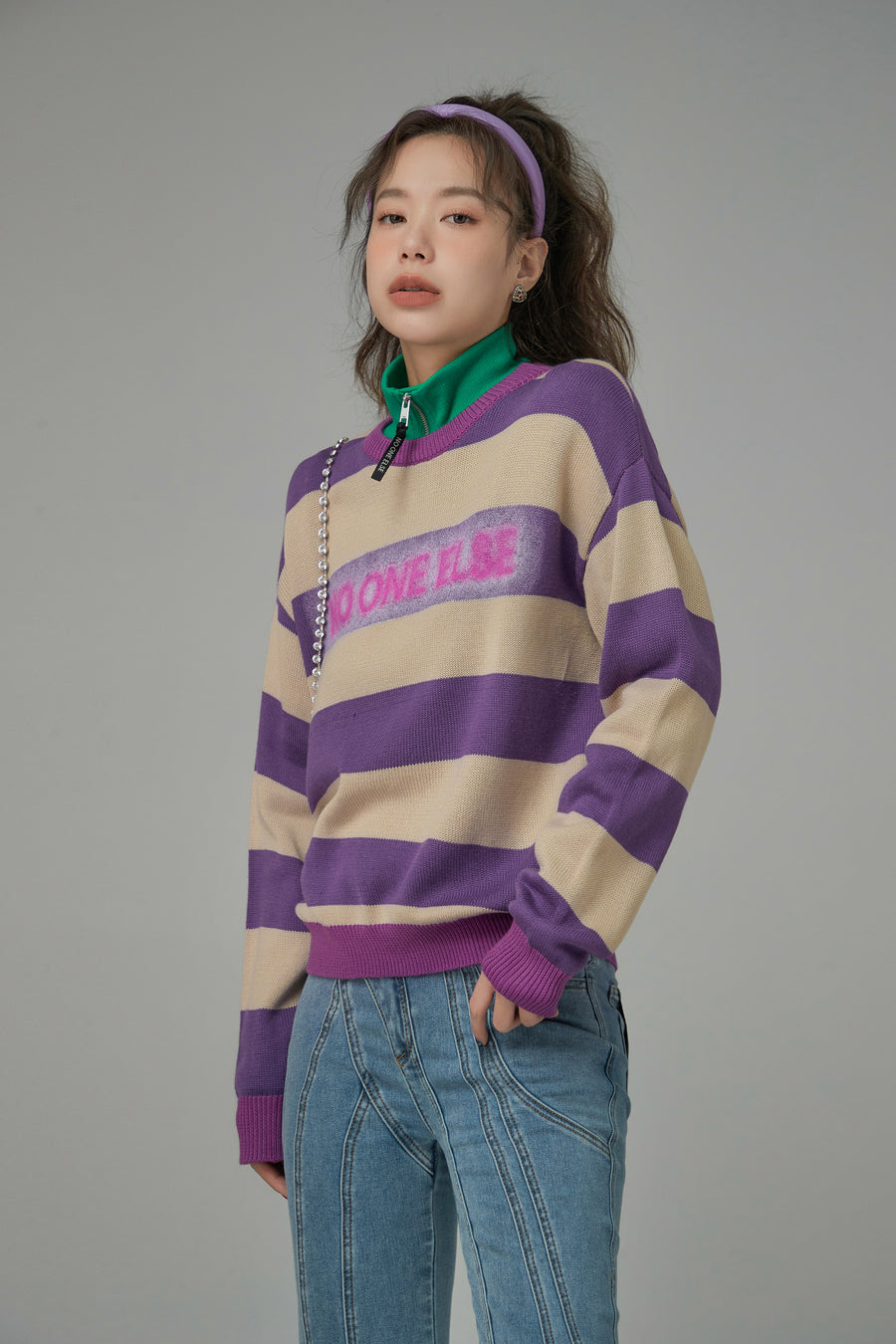 CHUU It Is What It Is Knit Sweater