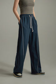 Wide-Leg Jogger Pants