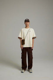 Line Color Loose Fit T-Shirt