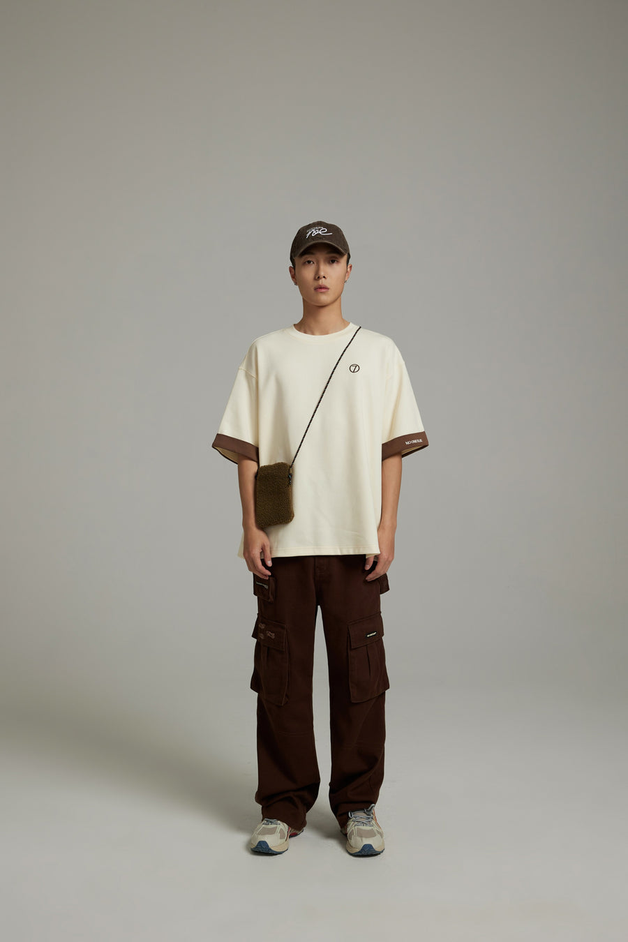 CHUU Line Color Loose Fit T-Shirt