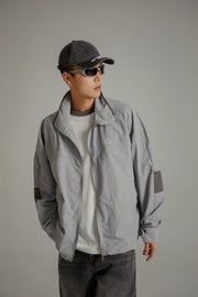 Star Circle Zip-Up Field Jacket