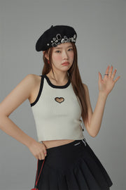 Heart Colored Sleeveless Shirt