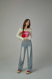 Bicolor Chuu Logo Tube Top