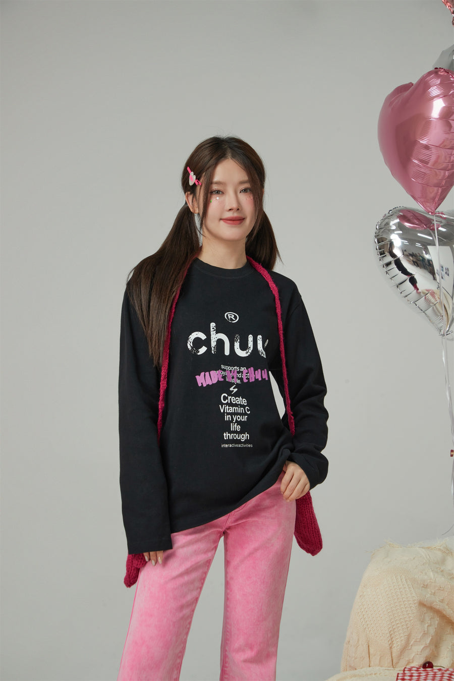 CHUU Colorful Muse Casual Loose Fit T-Shirt