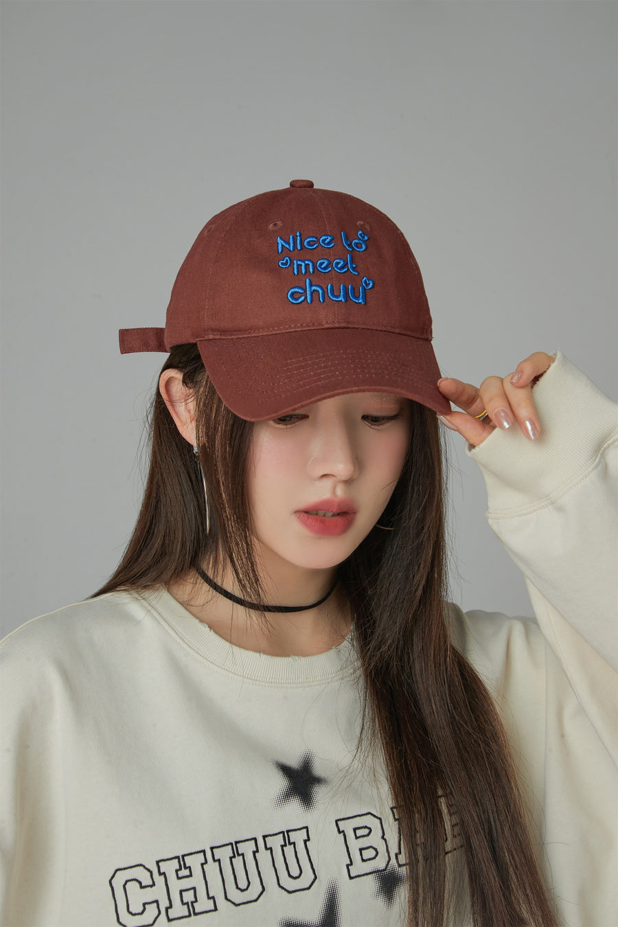 CHUU Greetings Sports Embroidered Cap