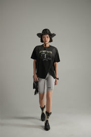 Line Point Biker Shorts