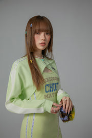 Diagonal Bolero Sweatshirt