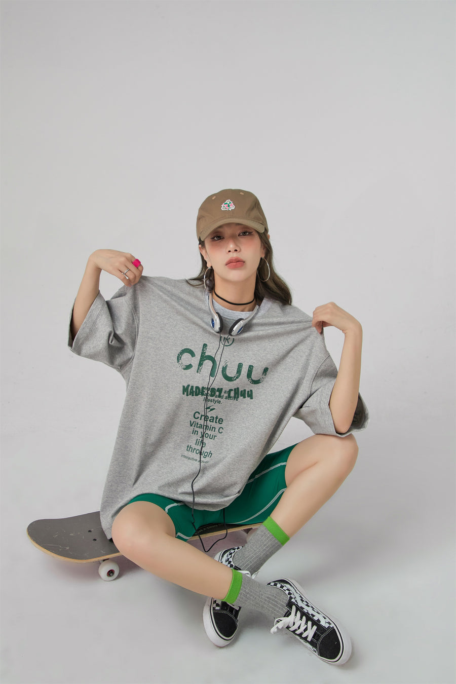 CHUU Vitamin C Loosefit Maxi T-Shirt