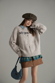 Raglan Oversize Knit Sweater