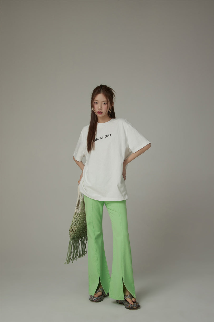 CHUU Made By Chuu Lettering Loose Fit T-Shirt