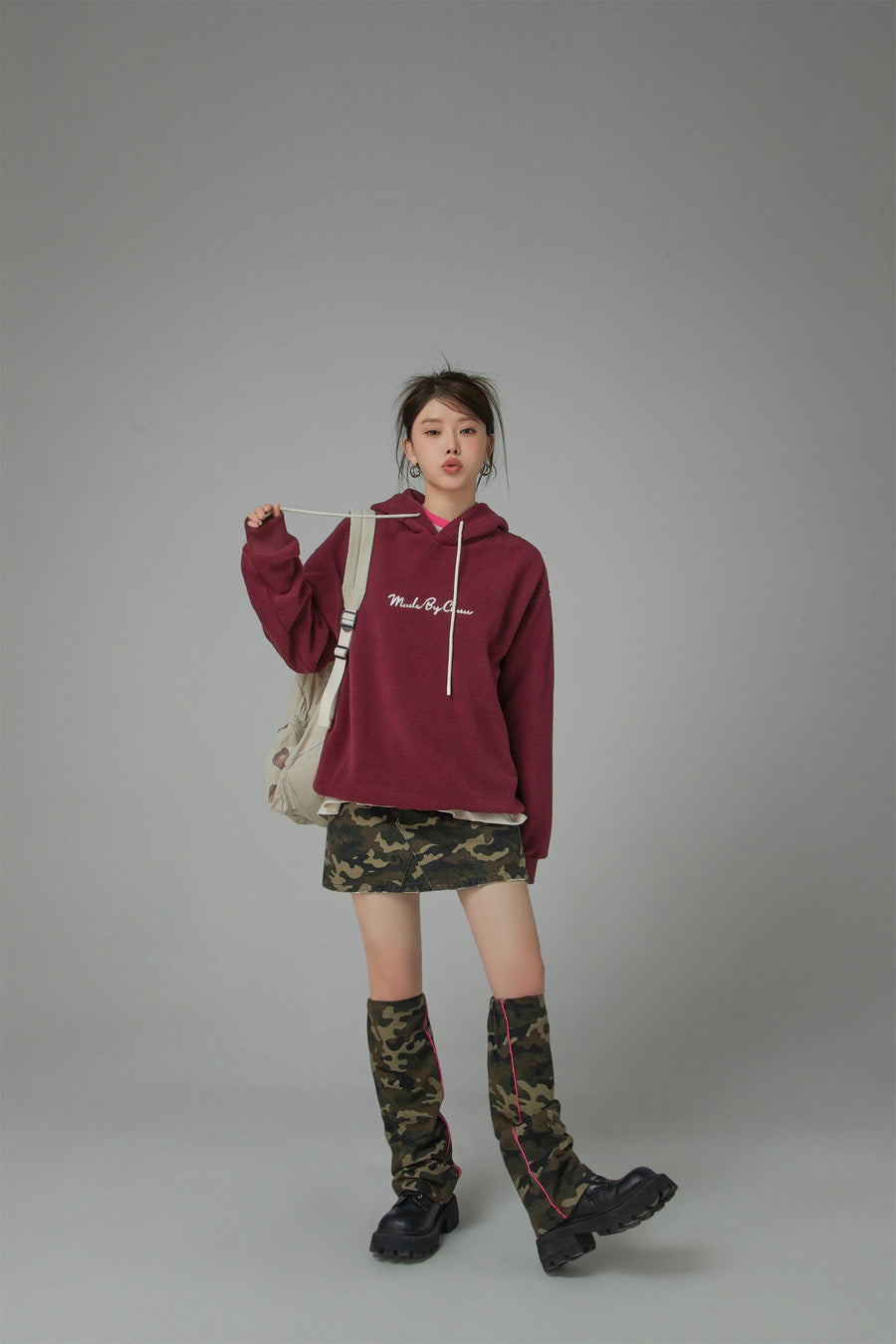 CHUU Candy Coated Fleece Hoodie