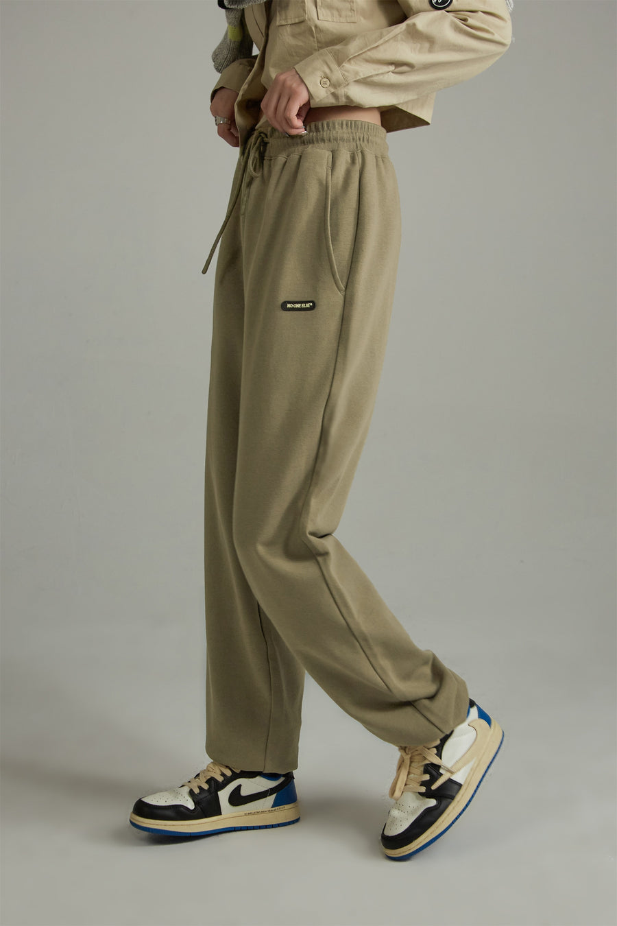 CHUU High Waist Loose Fit Jogger Pants