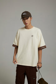 Line Color Loose Fit T-Shirt