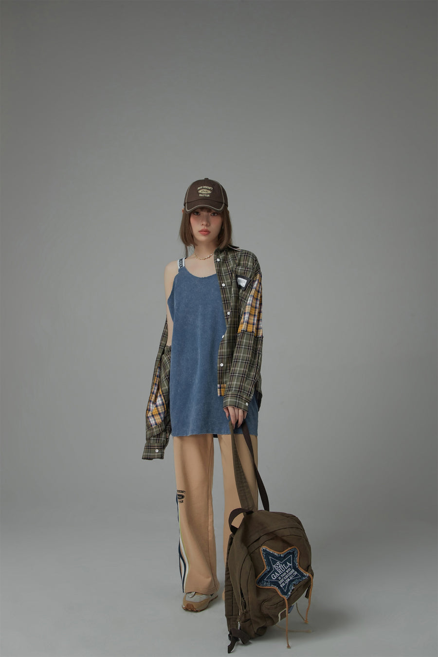 CHUU Size Doesnt Matter Straps Loose Fit Sleeveless Top