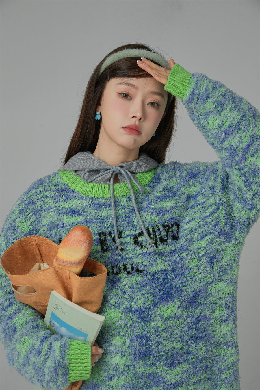 CHUU Like Serendipity Loose Fit Knit Sweater