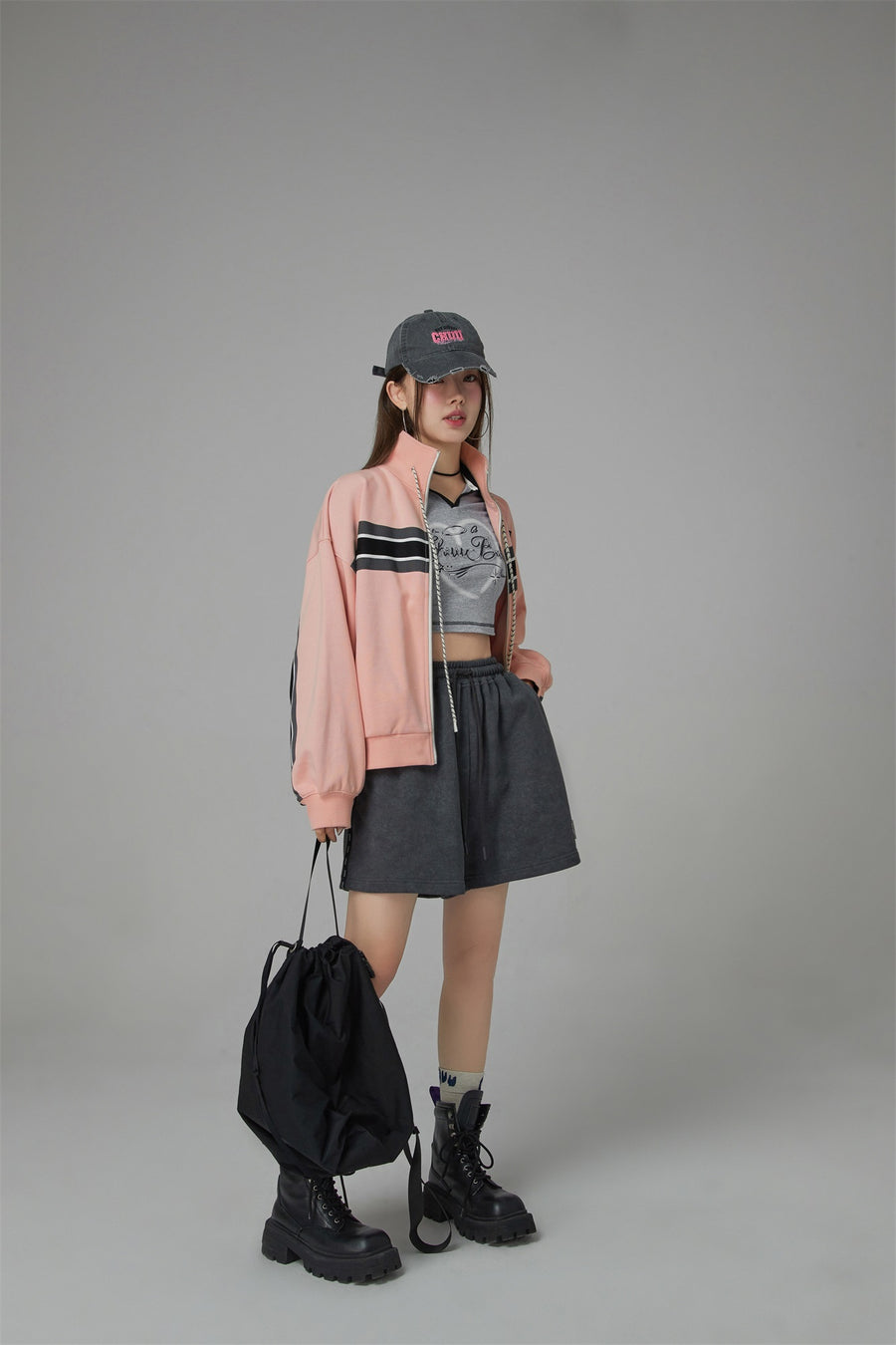 CHUU Through Time Zip-Up Loose-Fit Jacket