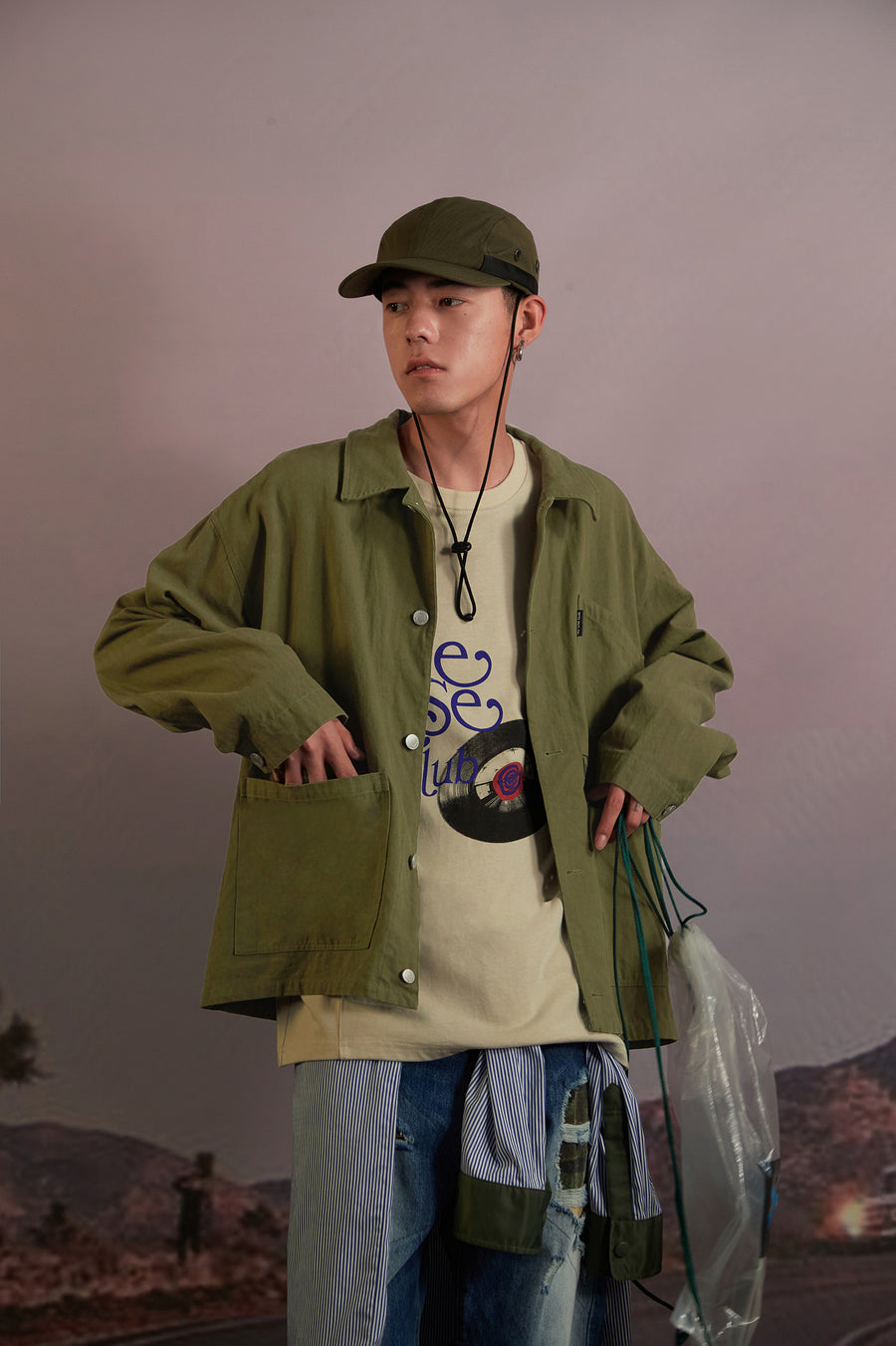 CHUU Vintage Oversized Shacket