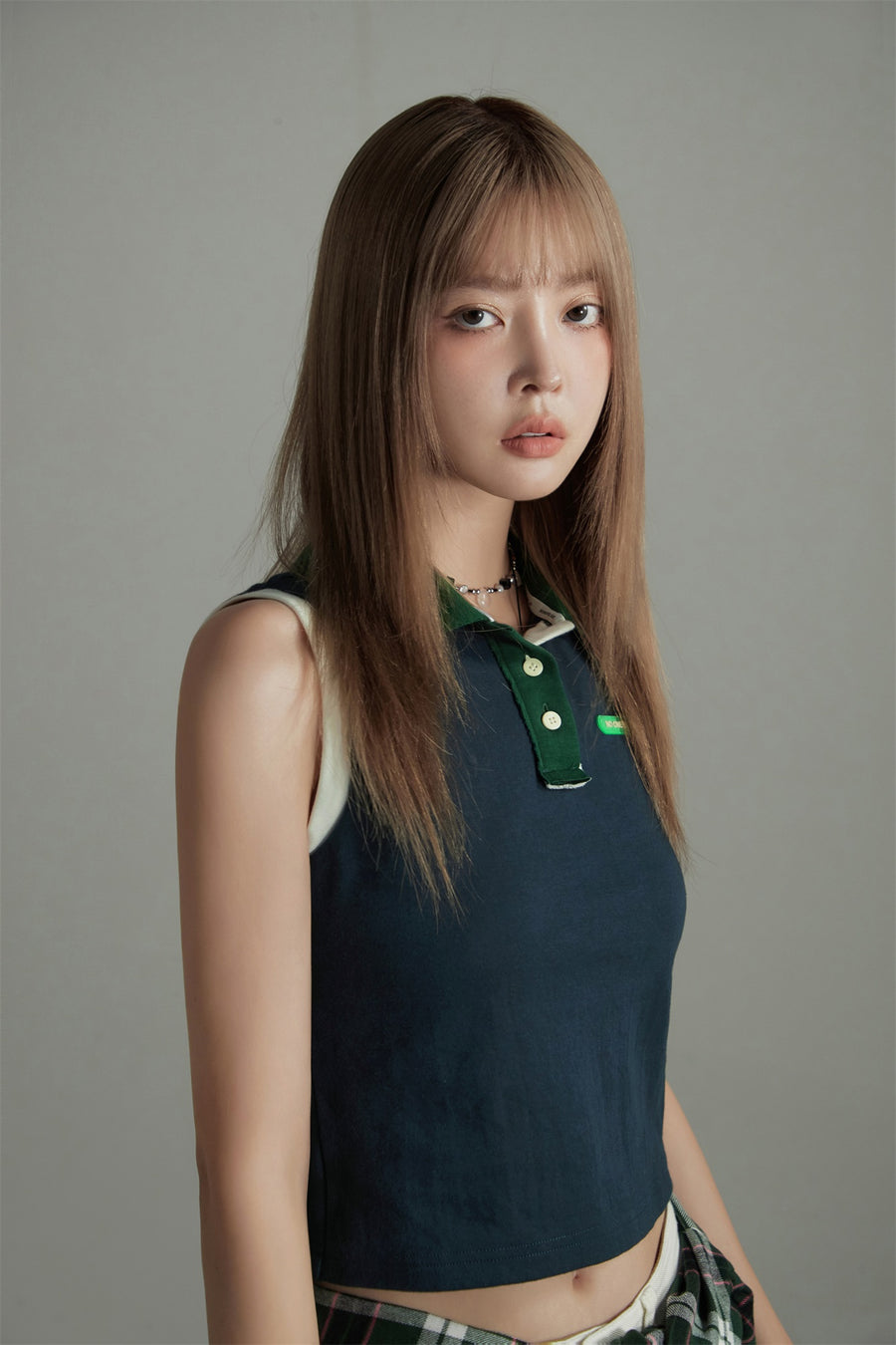 CHUU Polo Sleeveless Tennis Top