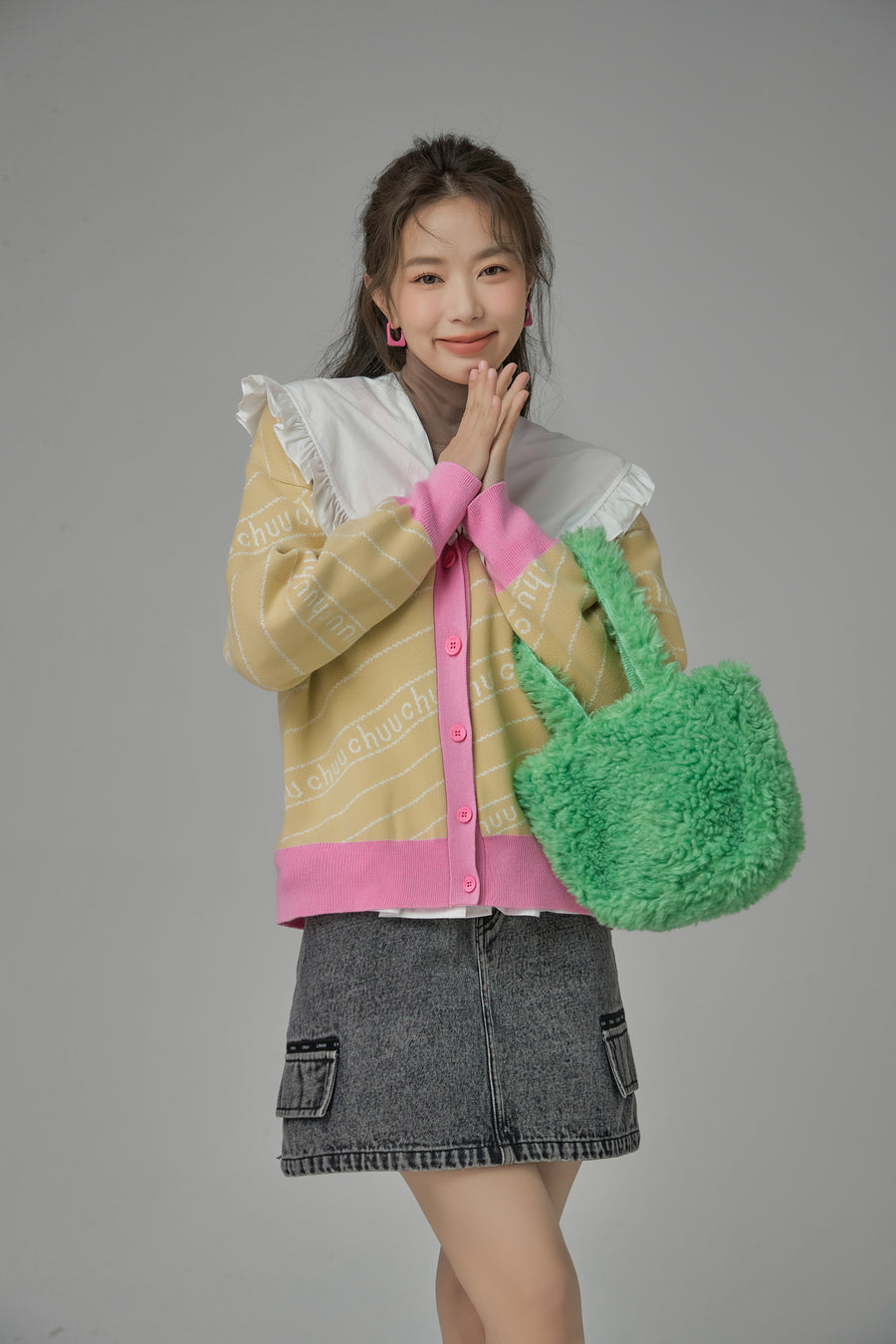 CHUU Never Want To Lose You Knit Cardigan