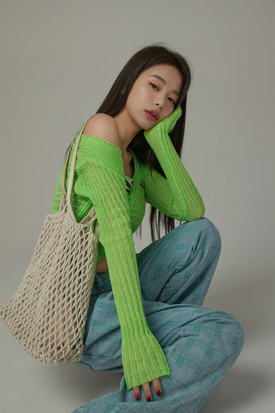 CHUU V-Neck Knit Cardigan