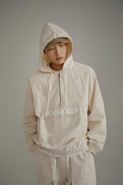 Loose Fit Hooded Anorak Jacket