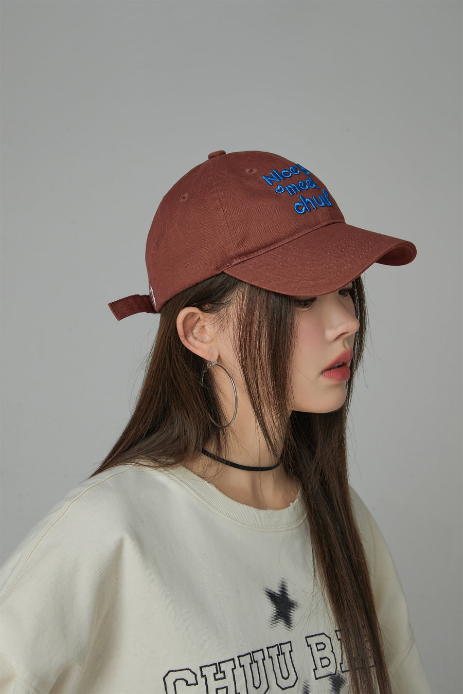 CHUU Greetings Sports Embroidered Cap