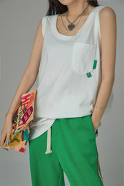 An Undisclose Location Sleeveless Top