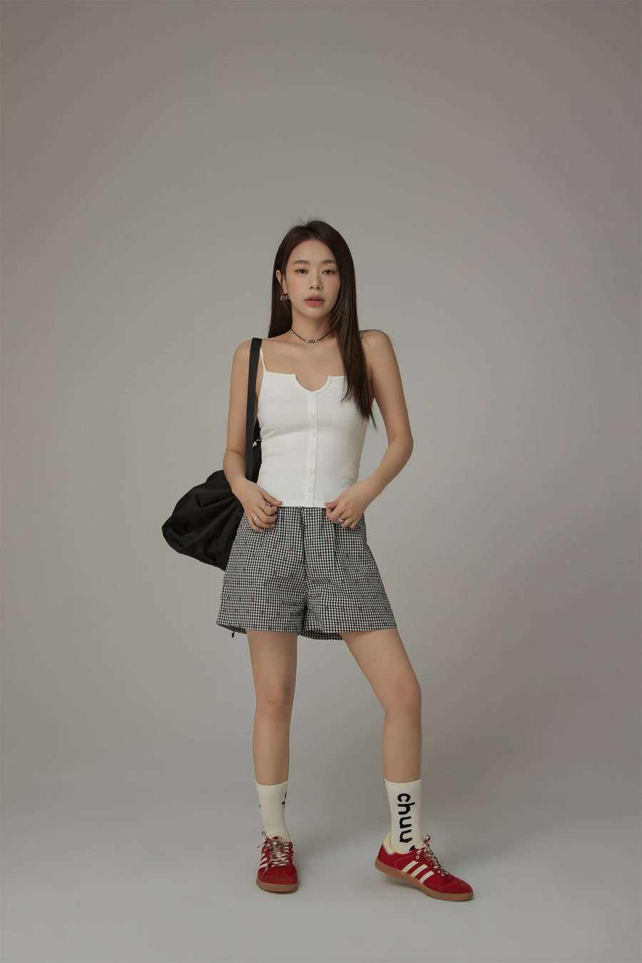 CHUU Slim Ribbed Top