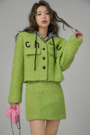 Sweet Chuu Girl Tweed Jacket