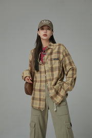 Vintage Check Loose Shirt