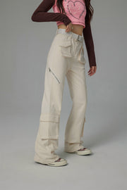 You Can Not Stop Me High-Waisted Cargo Pants