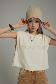 Noe Logo Crop Sleevless Top