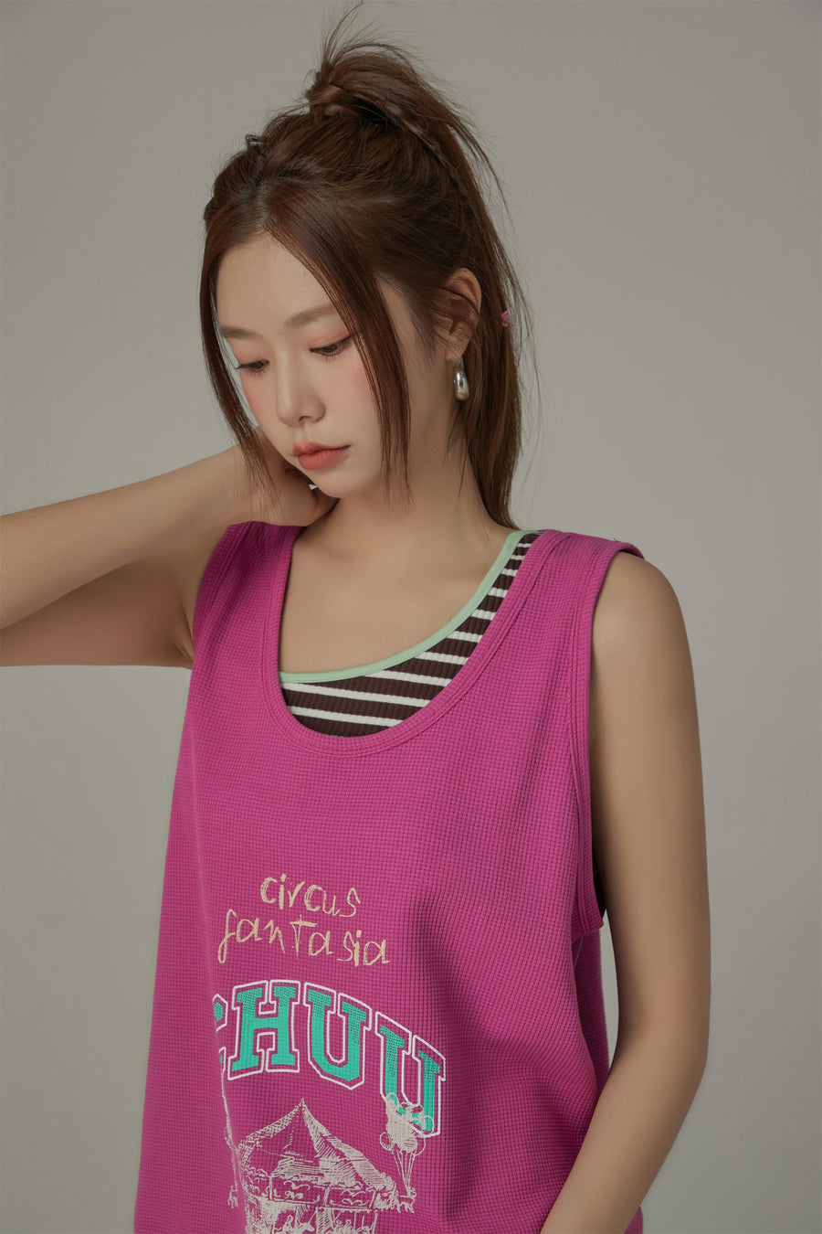 CHUU Colored Circus Fasntasia Sleeveless T-Shirt