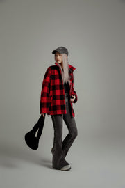 Classic Check Fleece Zip-Up Jacket