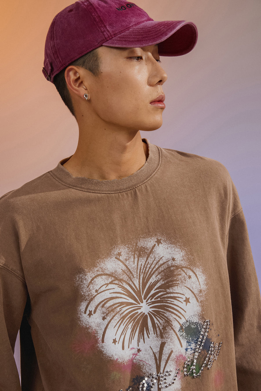 CHUU Fireworks Loose Fit Sweatshirt