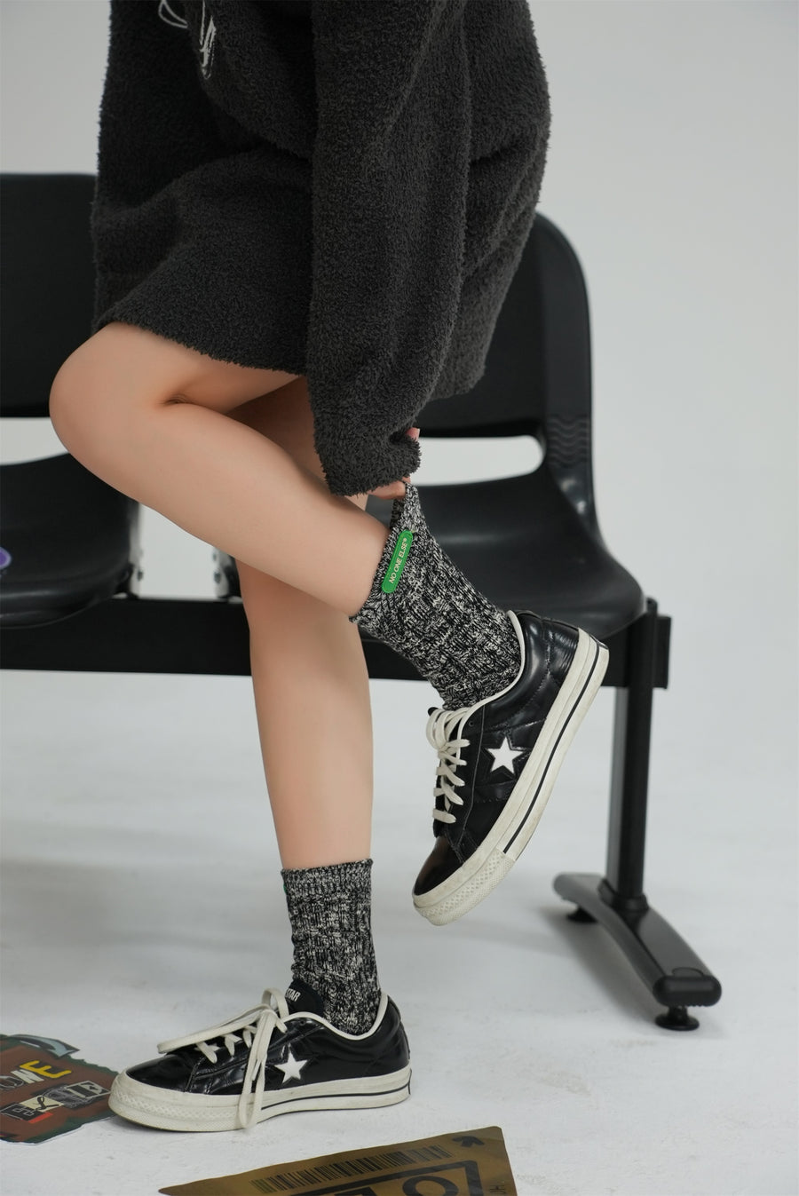 CHUU Melange Ankle Socks